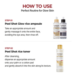 Dr. Melaxin Peel Shot Glow Rice Ampoule Duo (2.7 fl oz.) Zaaros