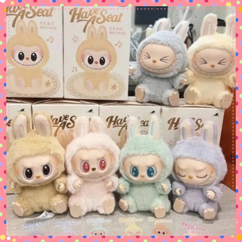 Have A Seat Series Blind Box Vinyl The Monster Doll Model Toy Pendant Keychain Mysterious Box Surprise Birthday Ornaments Gifts Zaaros