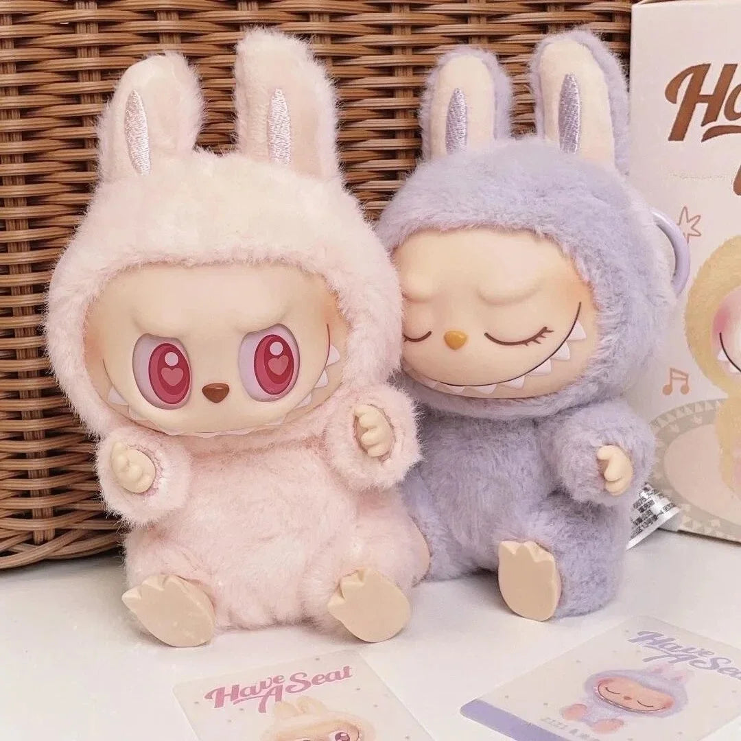 Have A Seat Series Blind Box Vinyl The Monster Doll Model Toy Pendant Keychain Mysterious Box Surprise Birthday Ornaments Gifts Zaaros